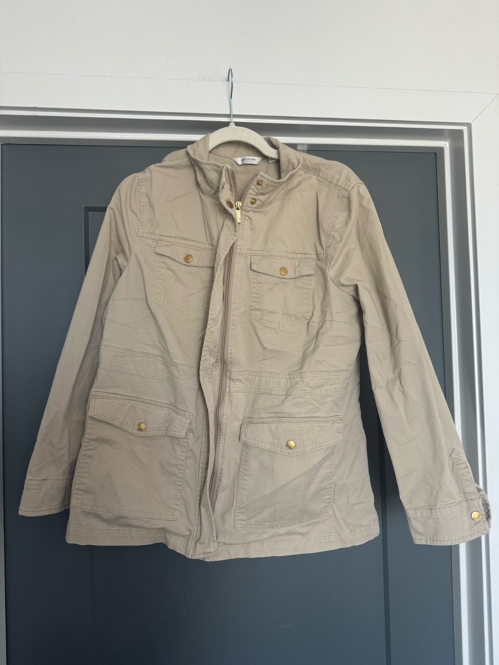 Liz Claiborne Beige Jacket with Branded Inner Label